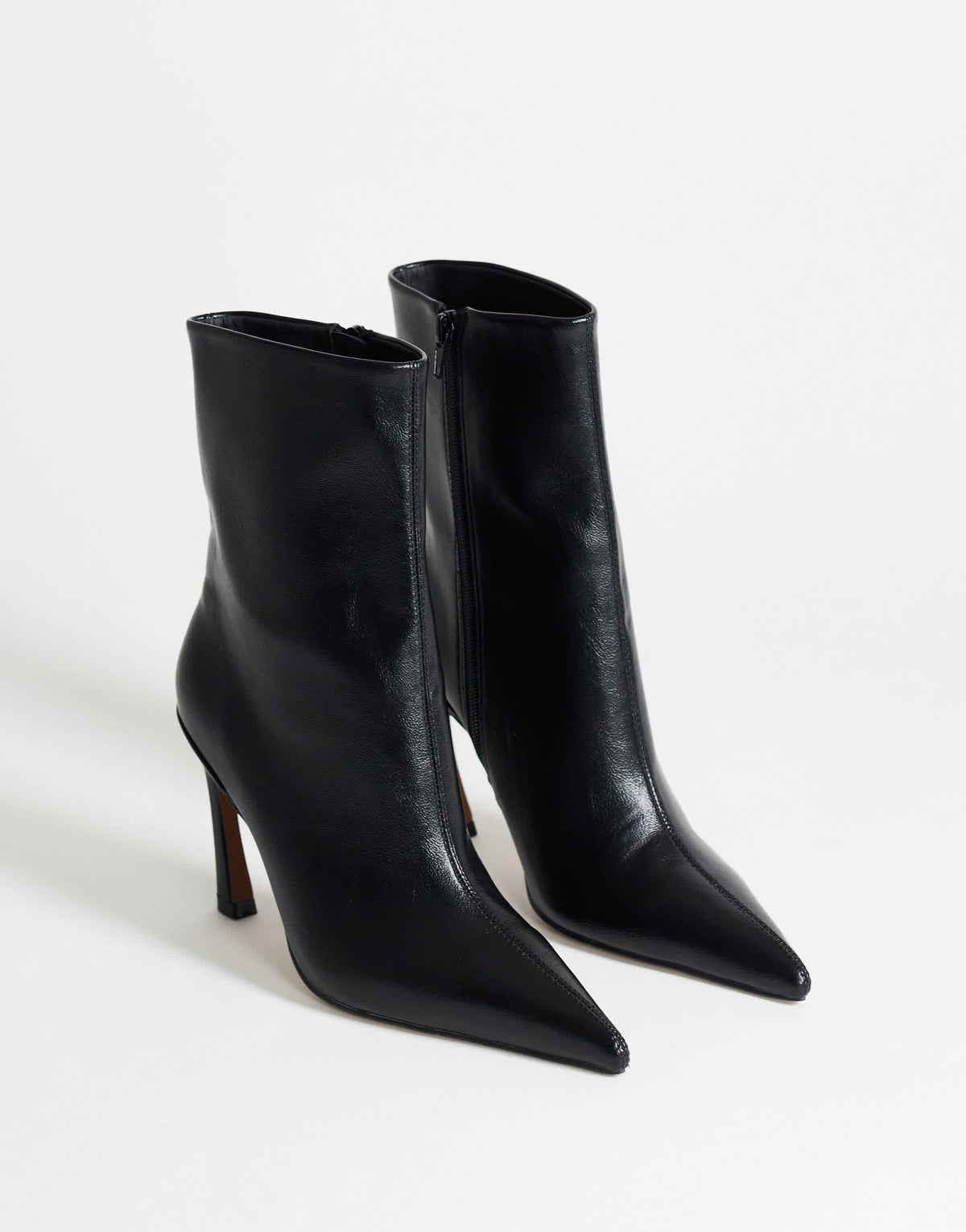 Topshop Kimora pointed heeled ankle boot in black