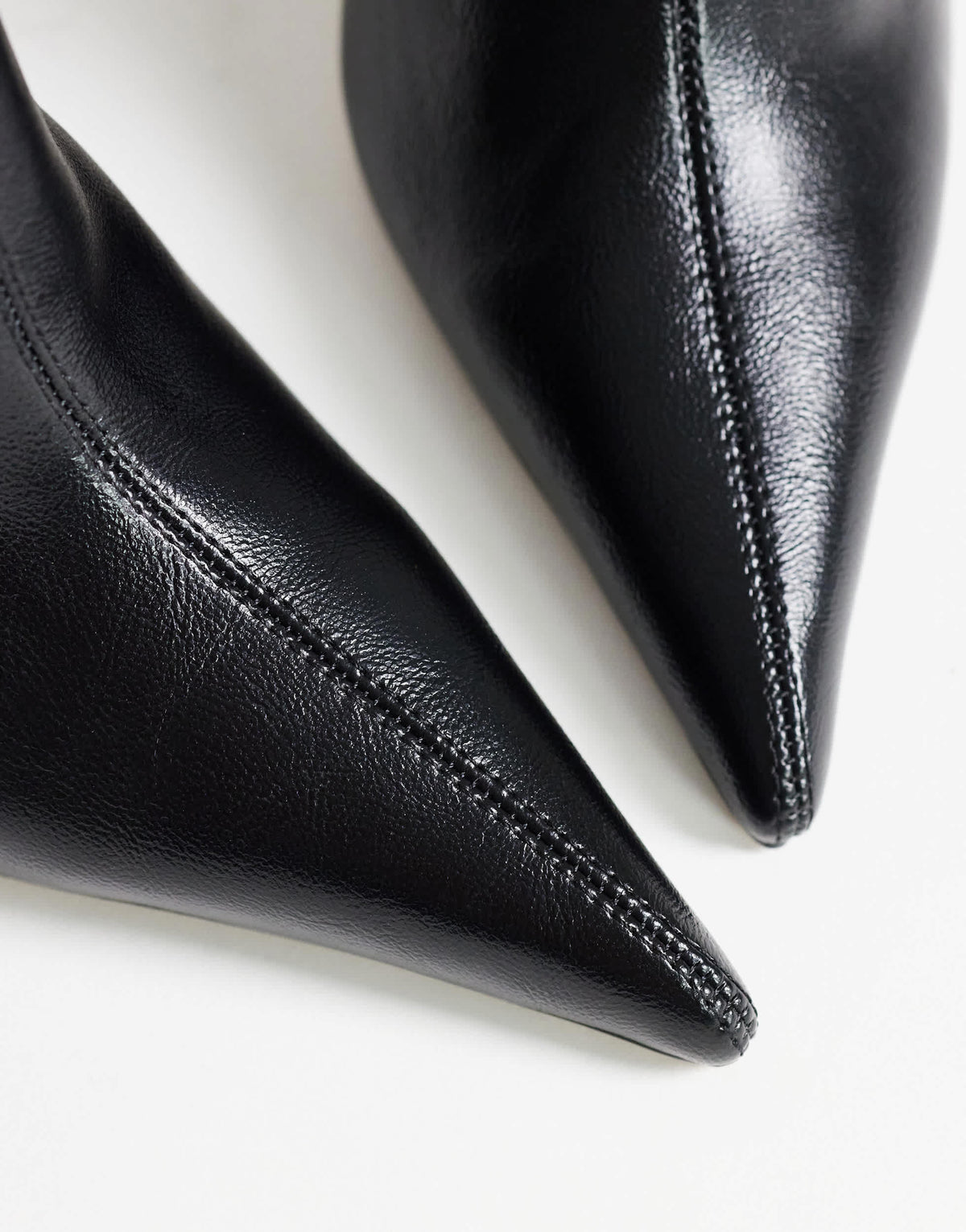 Topshop Kimora pointed heeled ankle boot in black