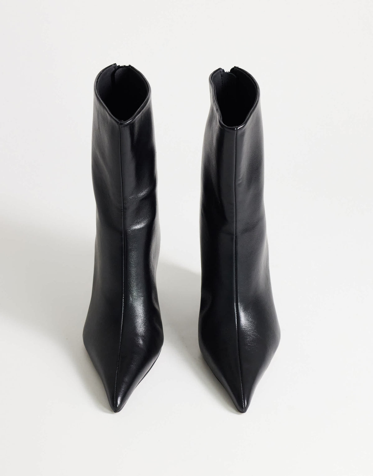 Topshop Kendrick sculpted wedge ankle boot in black