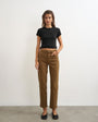 Topshop Orson comfort stretch straight leg ankle grazer jean in cumin