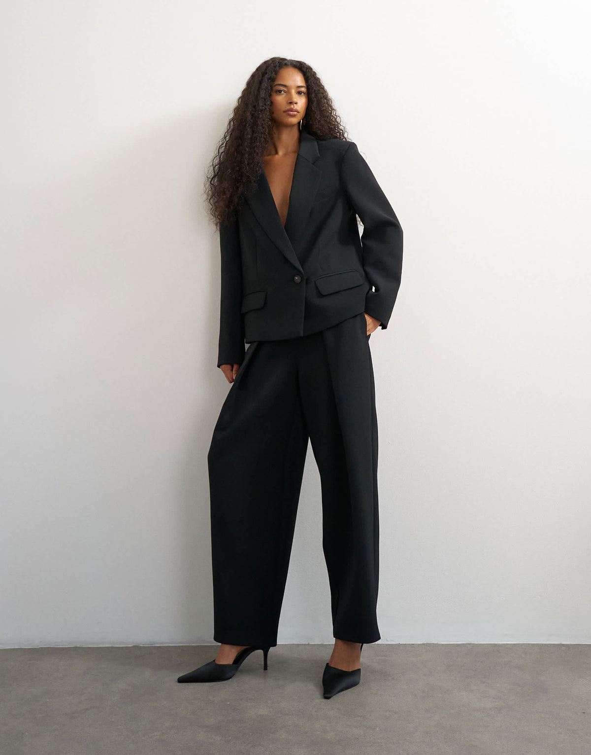 Topshop ultimate blazer in black
