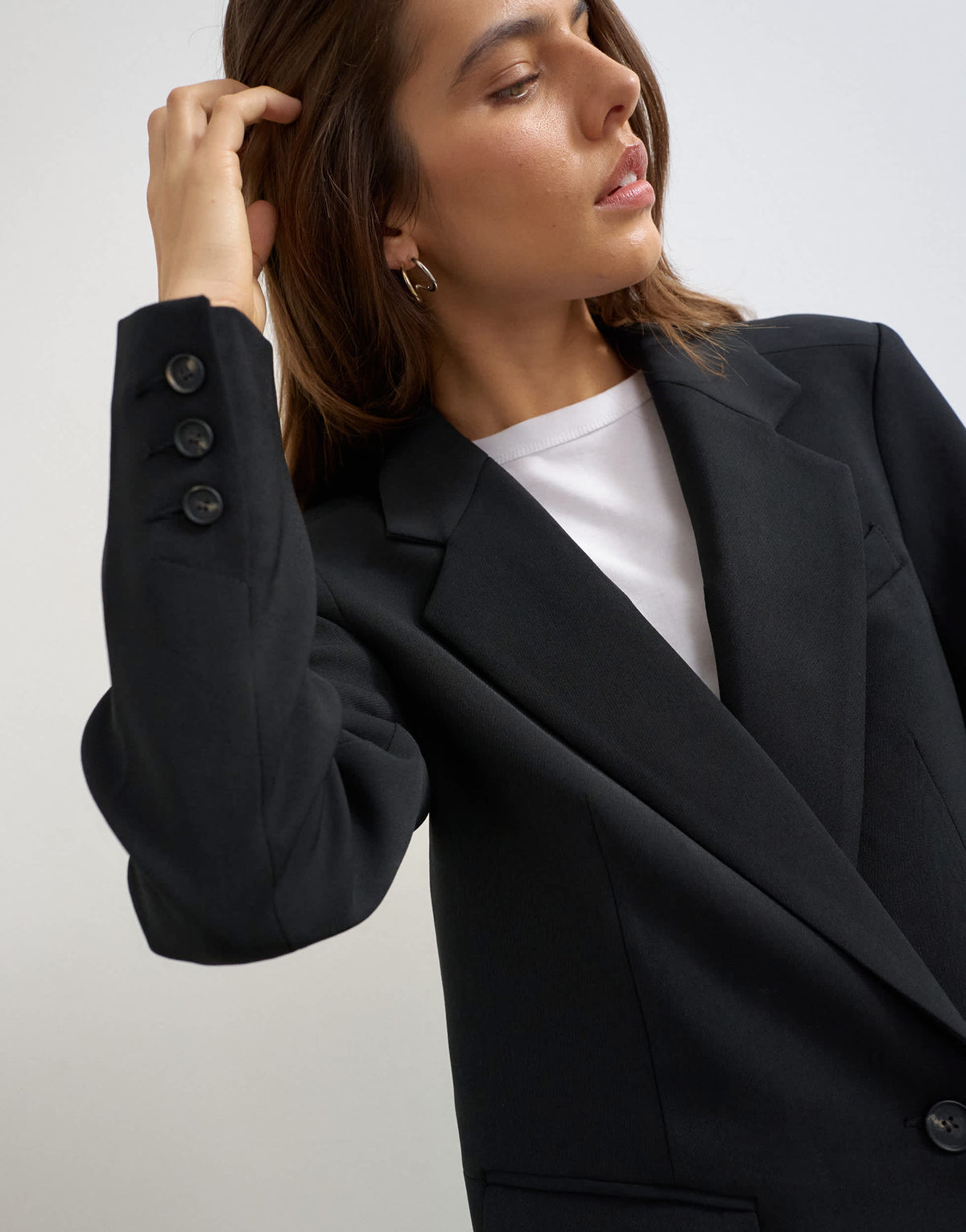 Topshop ultimate blazer in black