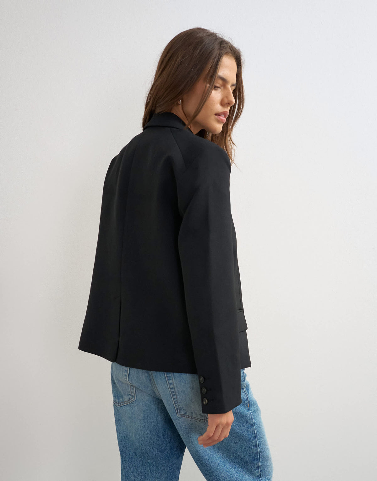Topshop ultimate blazer in black