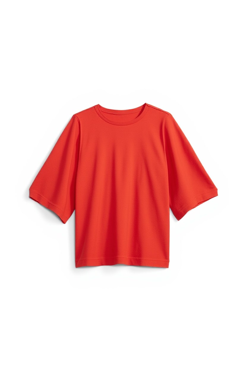 Topshop batwing t-shirt in red