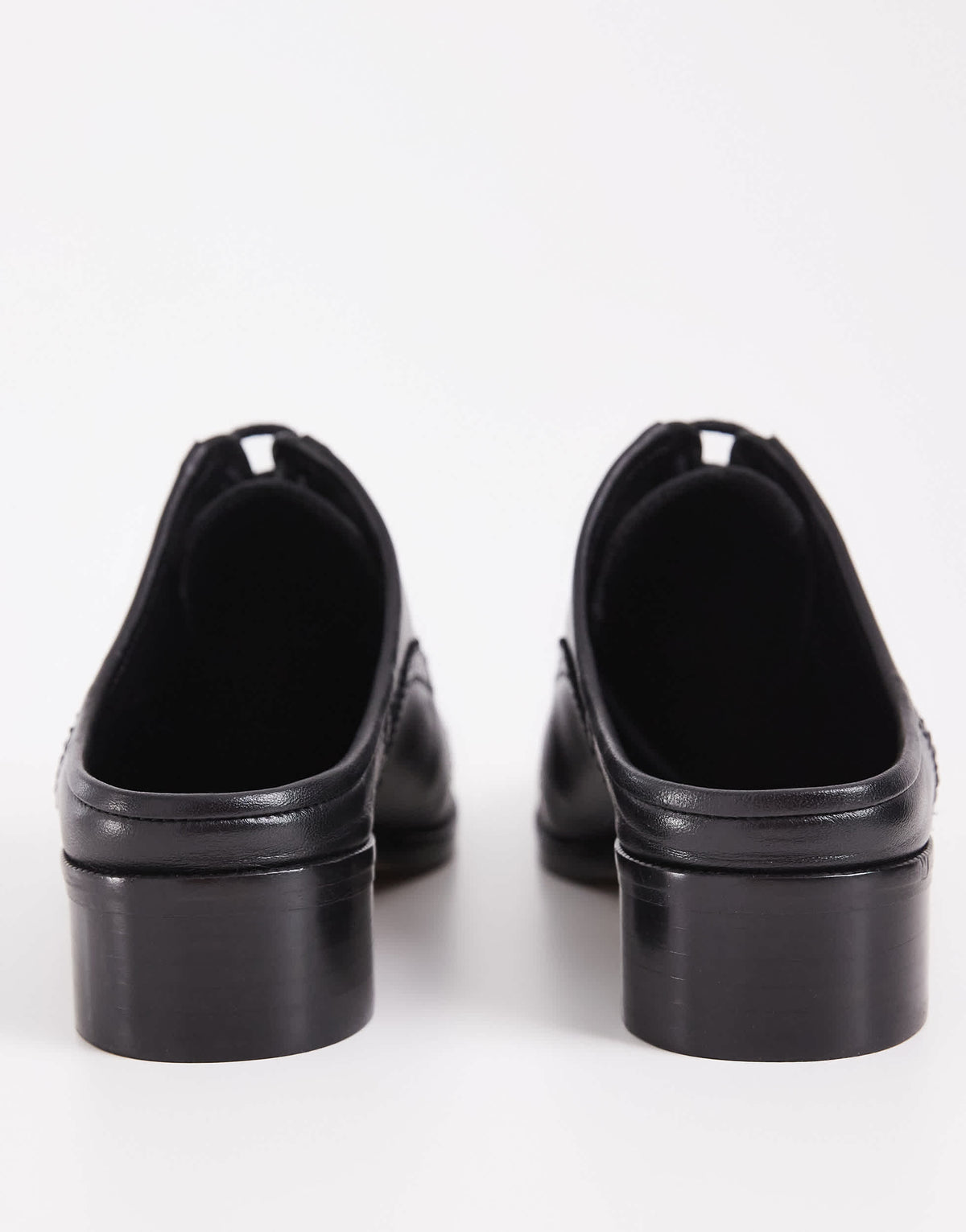 Topshop x Talia Byre premium real leather brogue in black