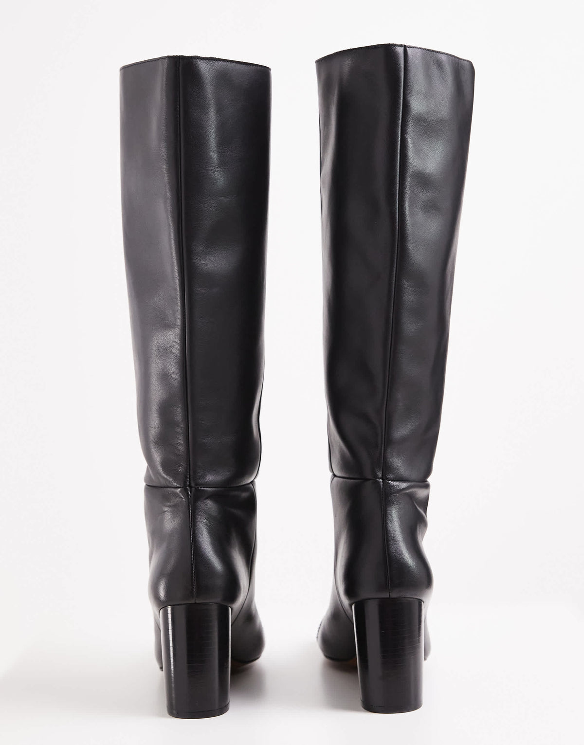 Topshop x Talia Byre premium real leather knee high boot in black