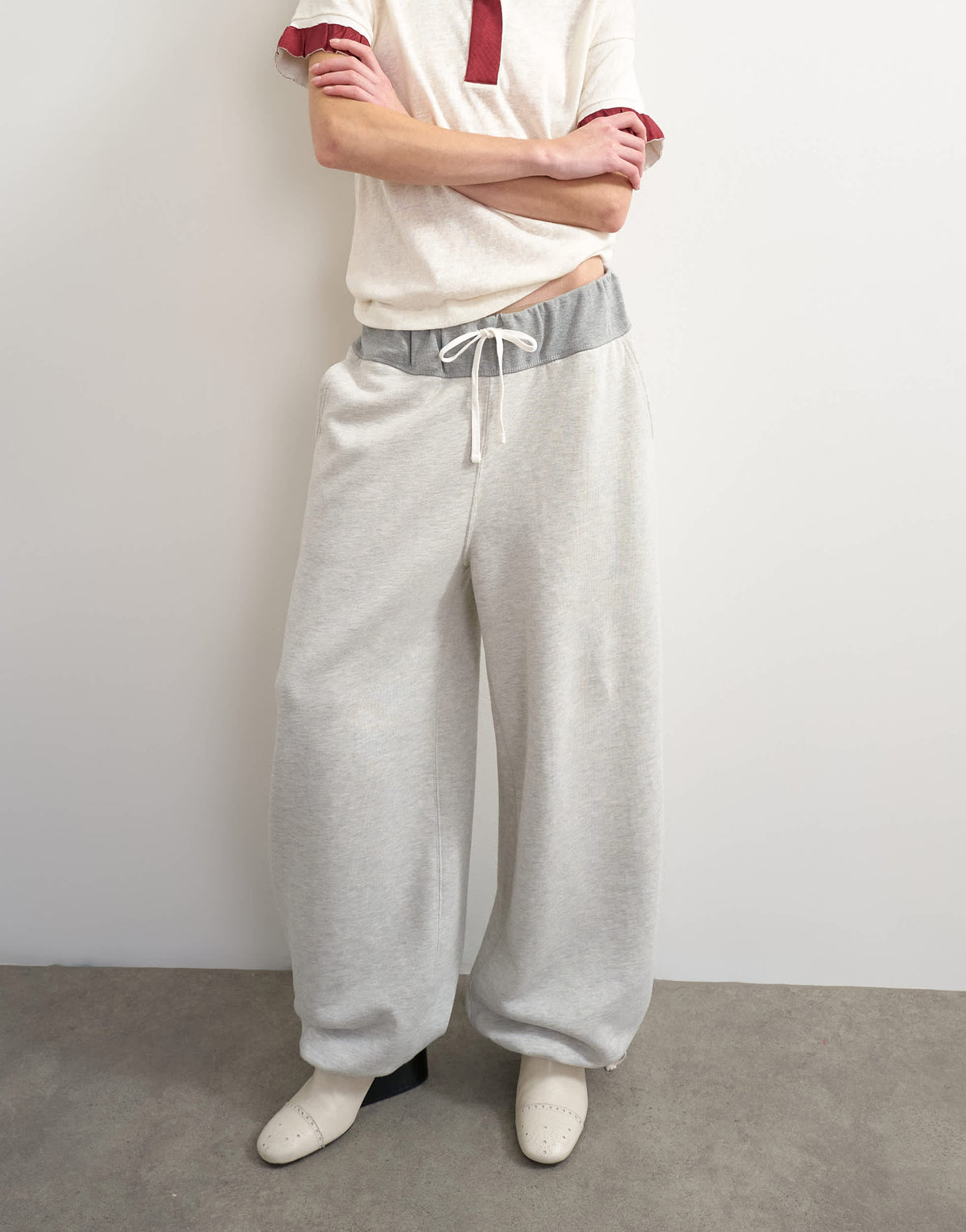 Topshop x Talia Byre pull cord hem joggers in grey