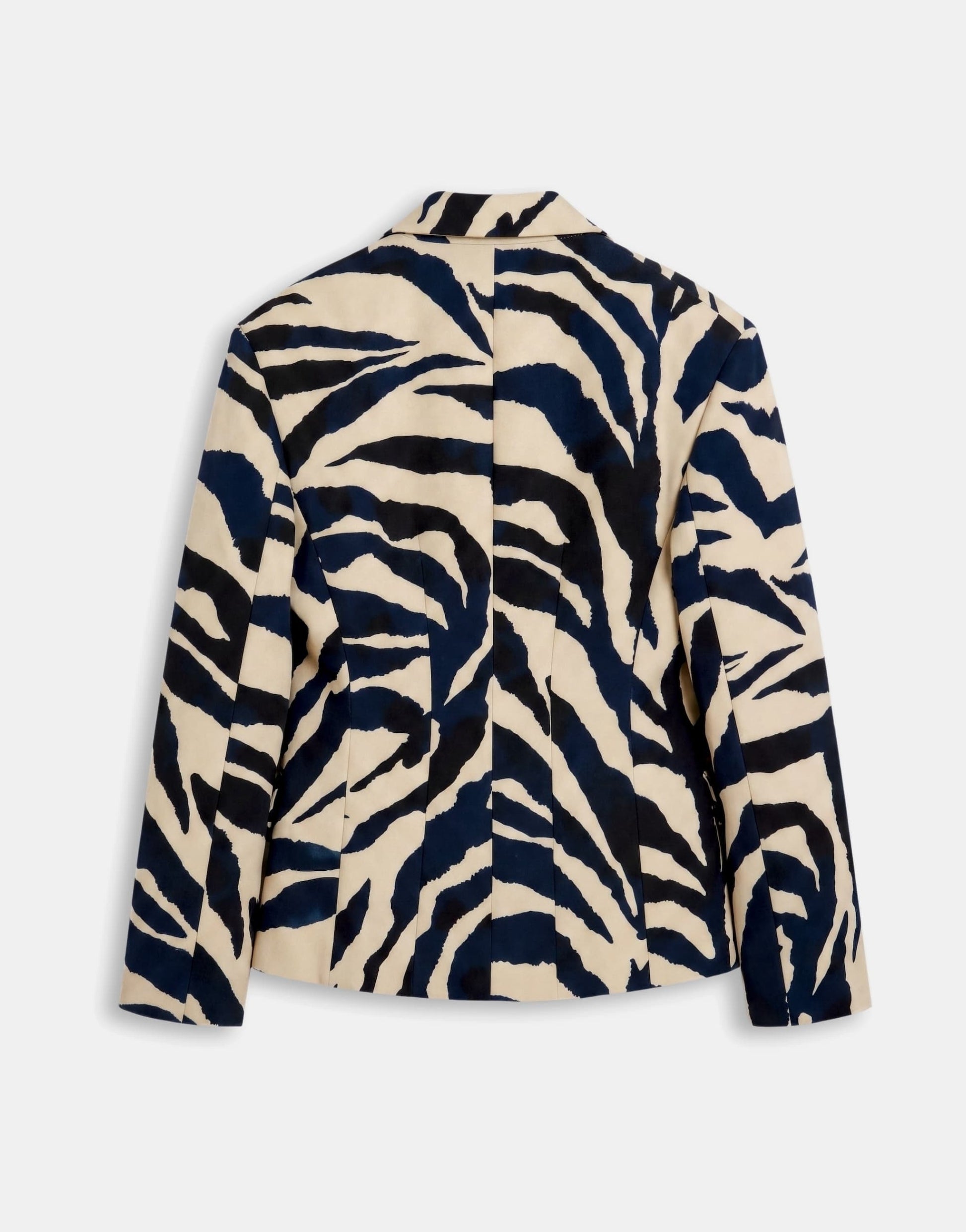 Topshop co-ord zebra print high neck blazer in zebra