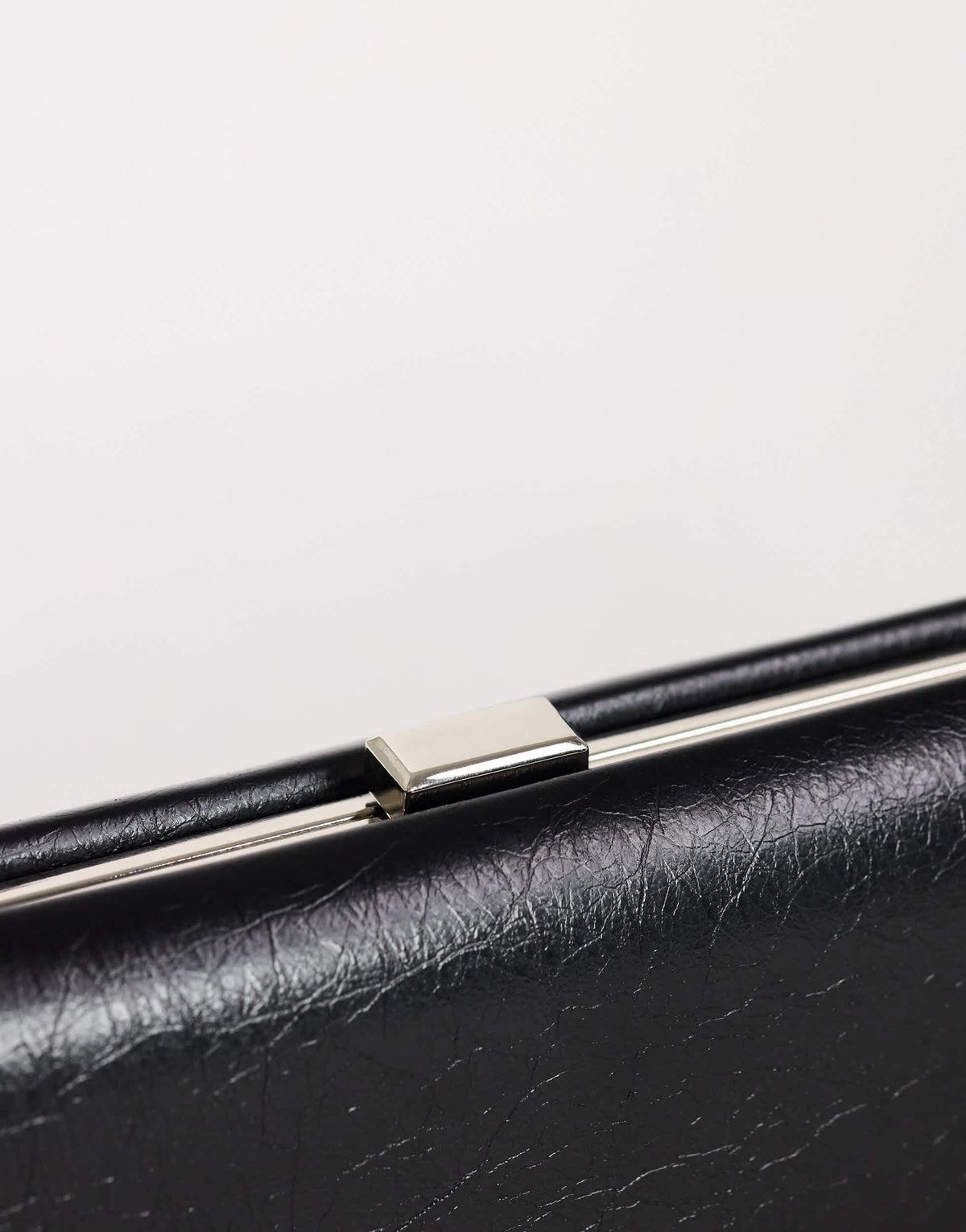 Topshop Ember small envelope clutch bag in black
