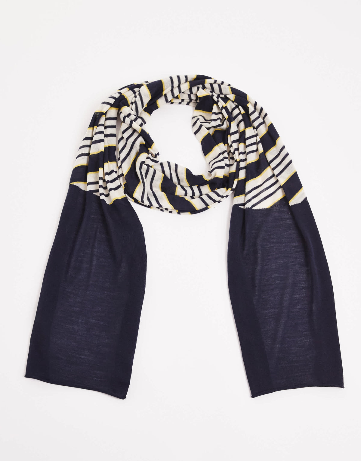 Topshop x Talia Byre merino wool scarf in white stripe