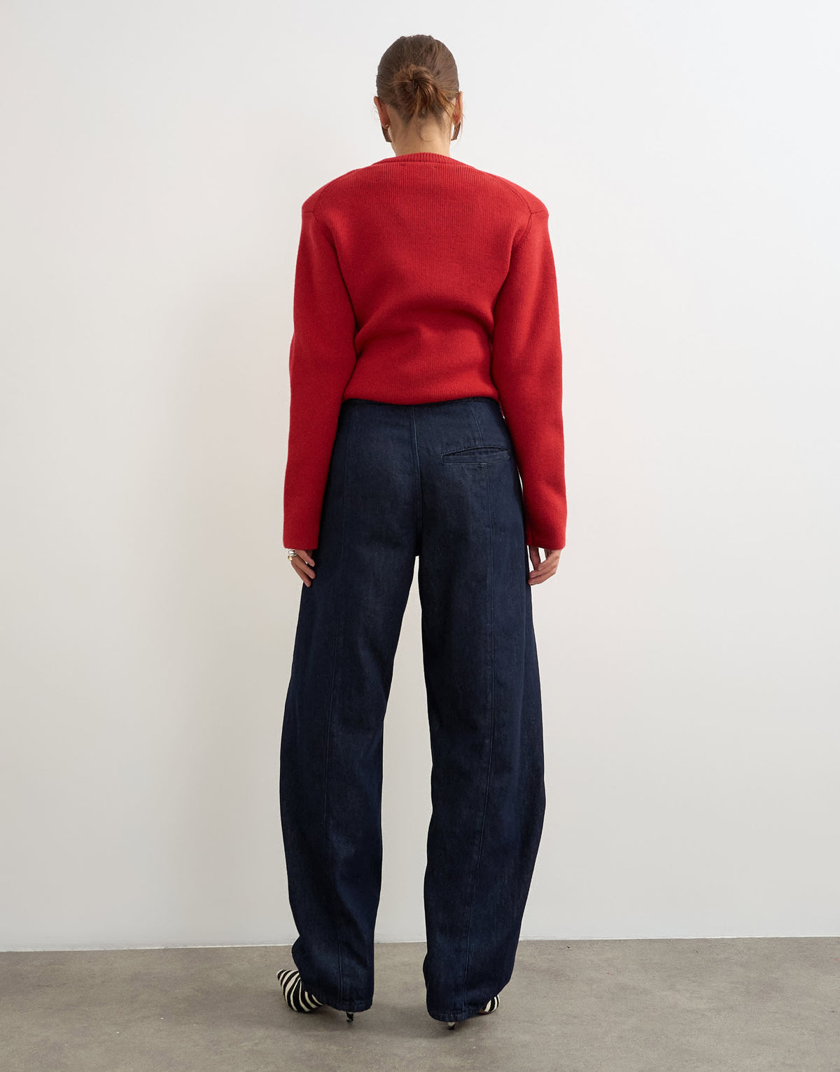 Topshop wrap front jean in indigo