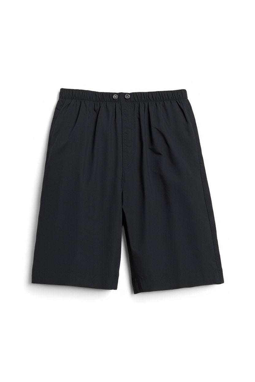 Topshop ripstop short with toggle detail in black