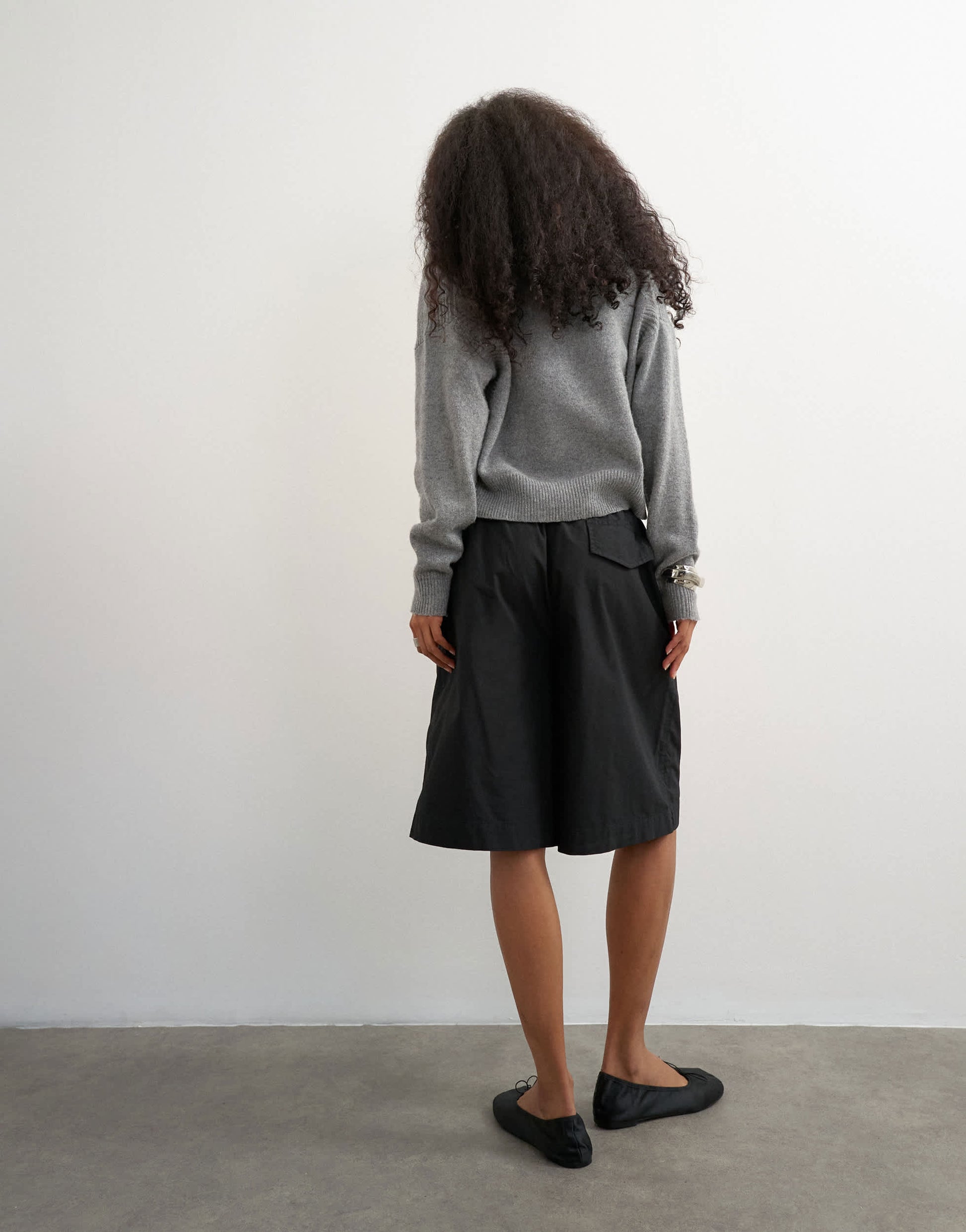 Topshop ripstop short with toggle detail in black