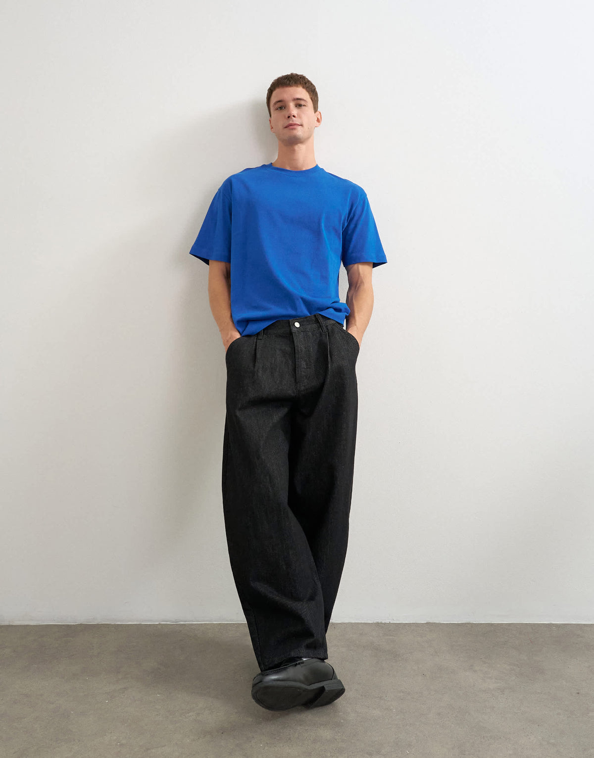 Topman relaxed fit t-shirt in cobalt blue