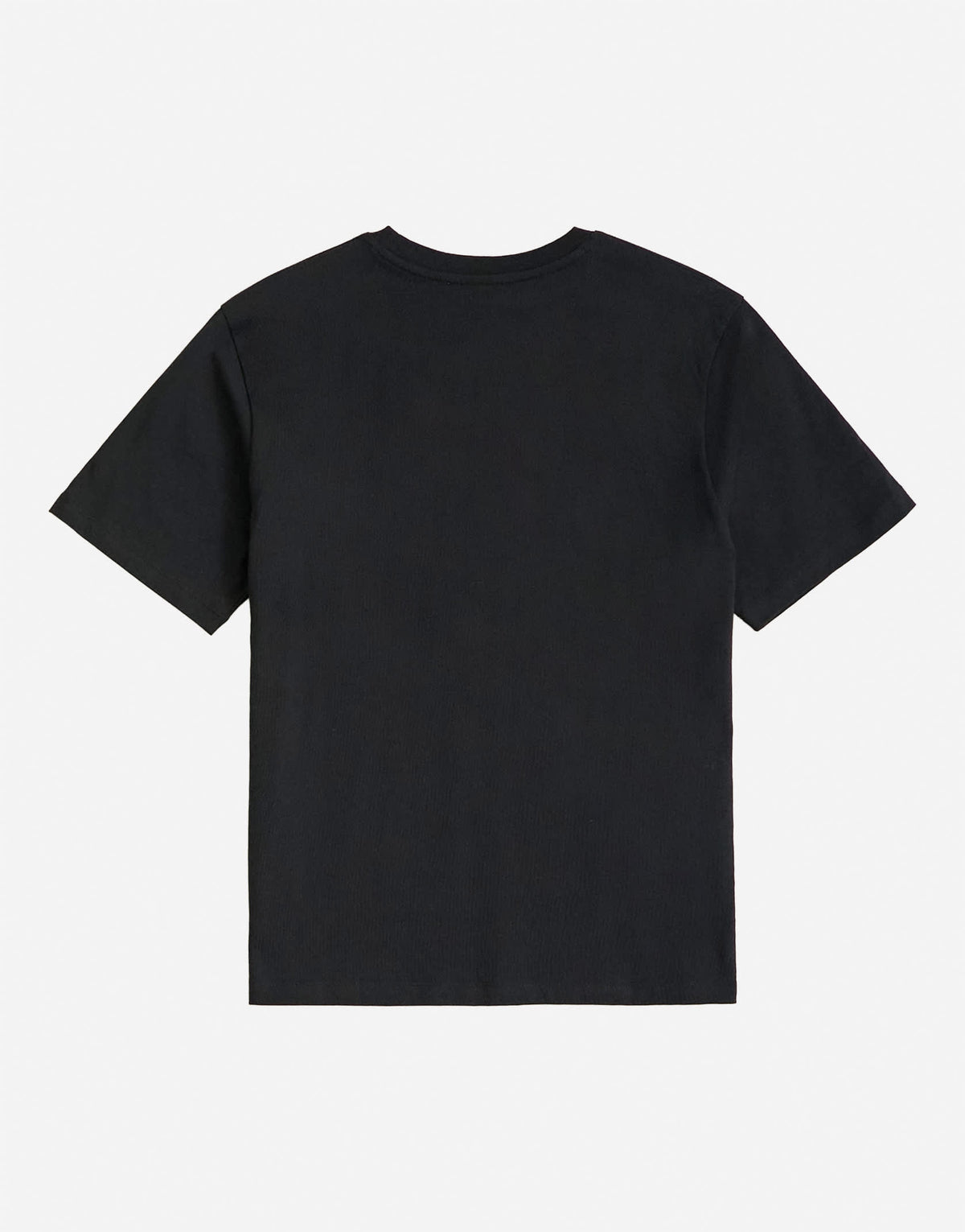 Topman classic fit crop t-shirt in black