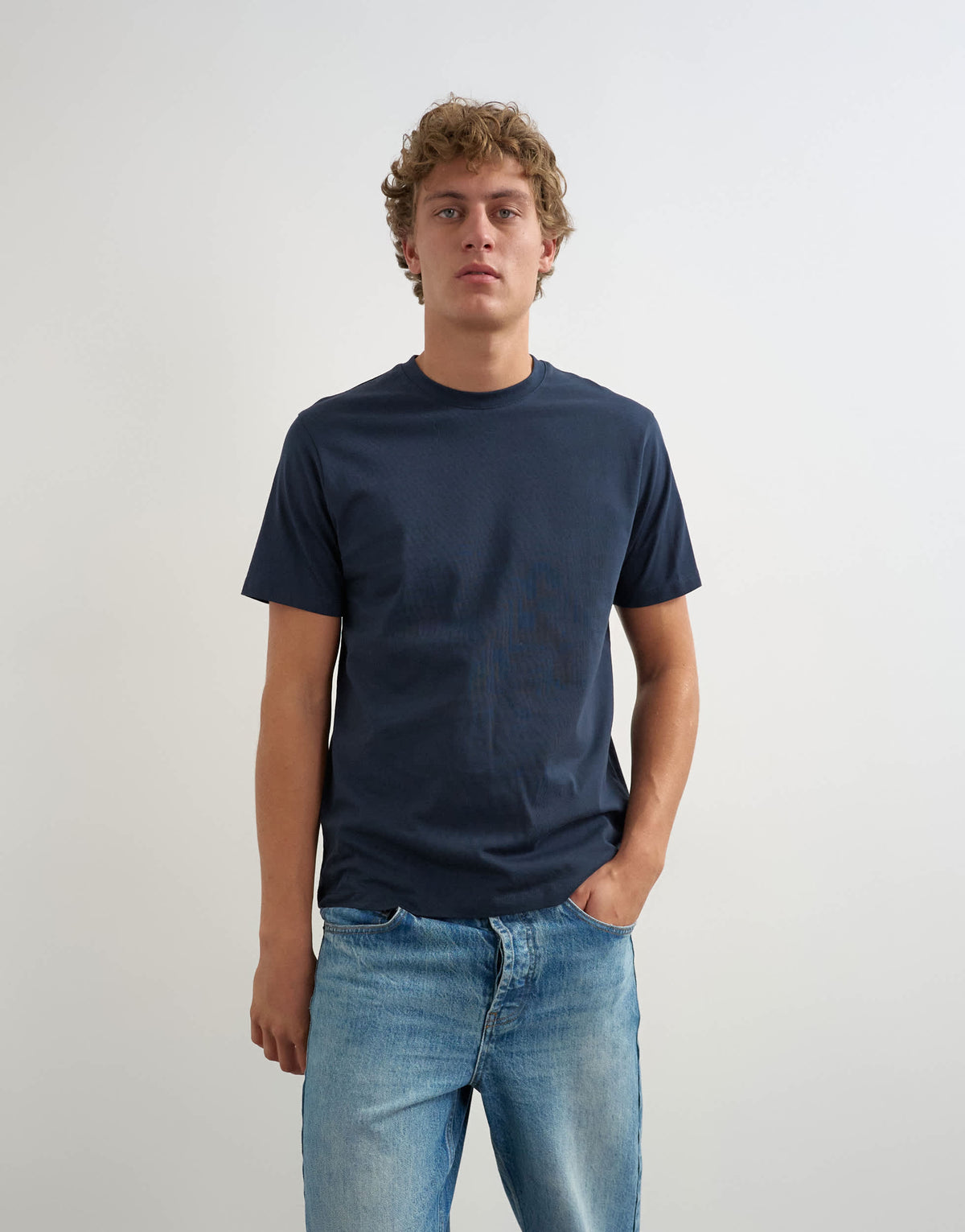 Topman 3 pack classic fit t-shirt in navy, khaki and stone