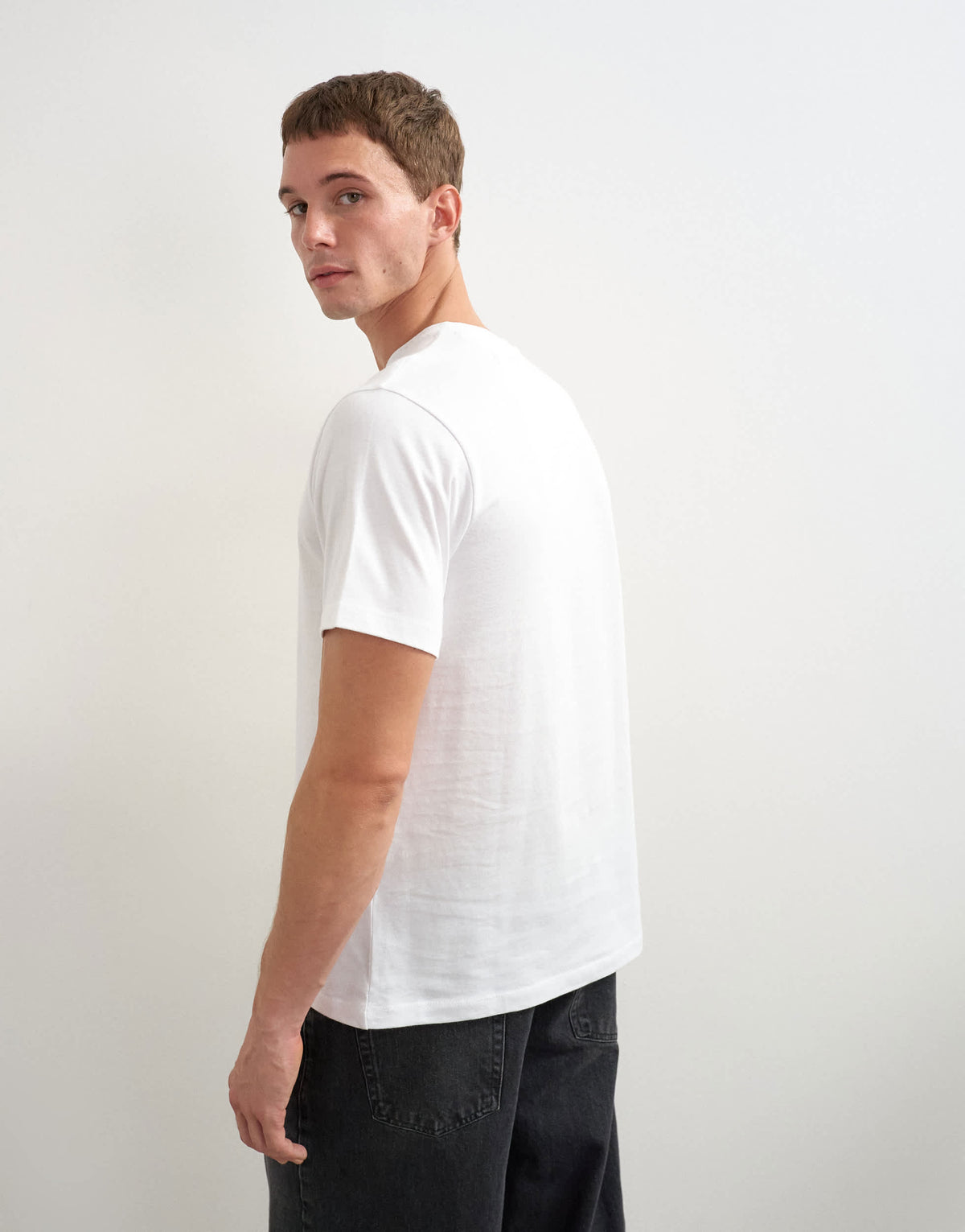 Topman 5 pack classic fit t-shirt in white, black and stone
