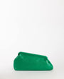 Topshop Anna angular clutch bag in green