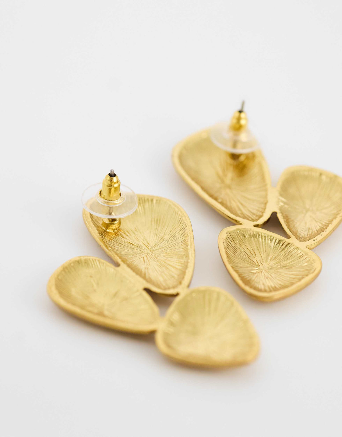Topshop Frankie brushed earring in gold