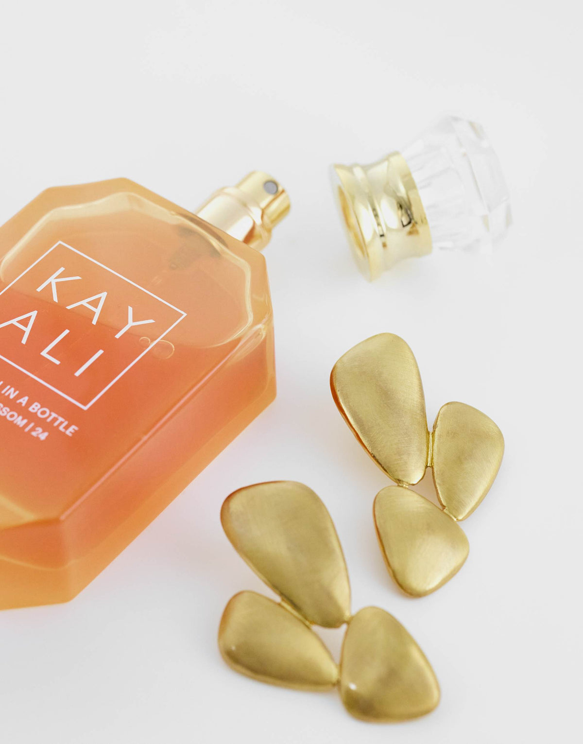 Topshop Frankie brushed earring in gold