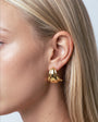 Topshop Flossie stainless steel earring in gold