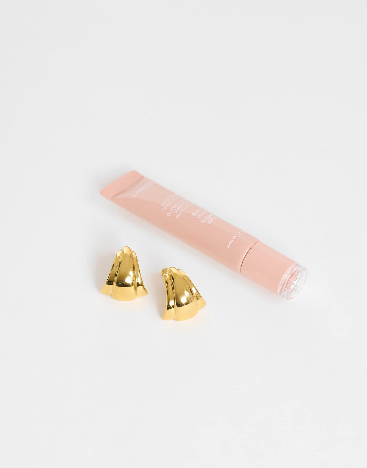 Topshop Flossie stainless steel earring in gold