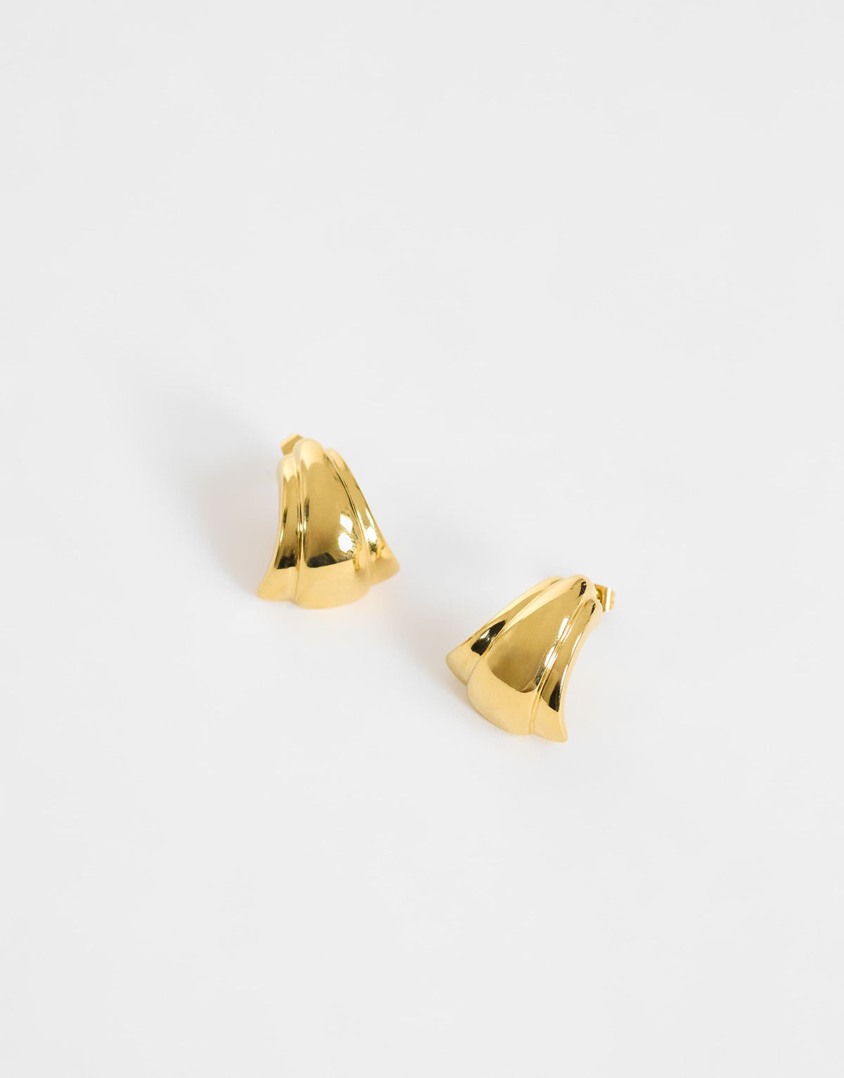 Topshop Flossie stainless steel earring in gold