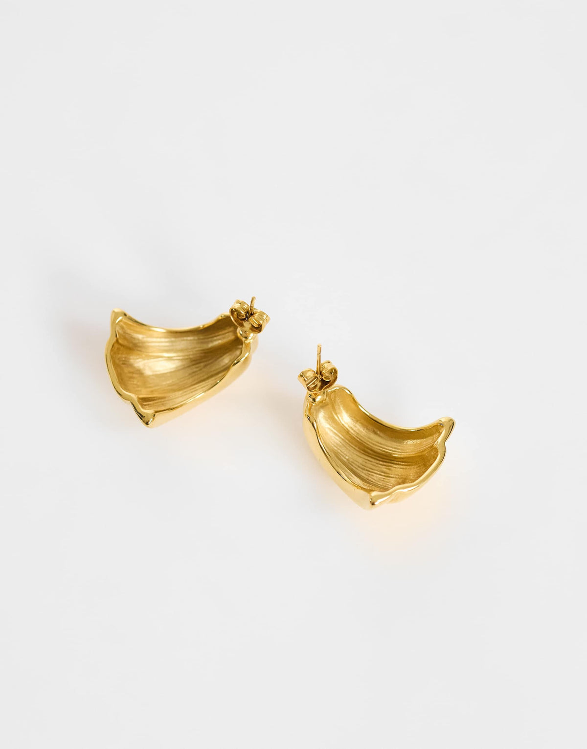 Topshop Flossie stainless steel earring in gold
