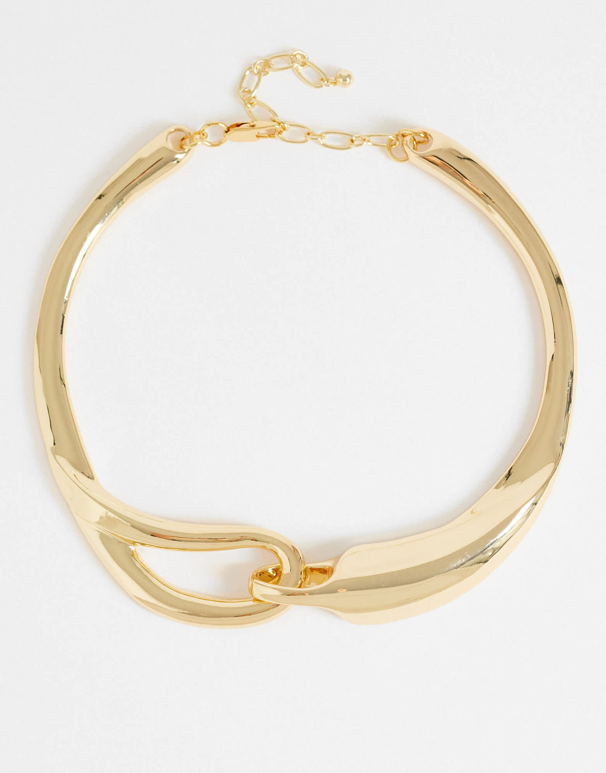 Topshop Mario statement necklace in gold