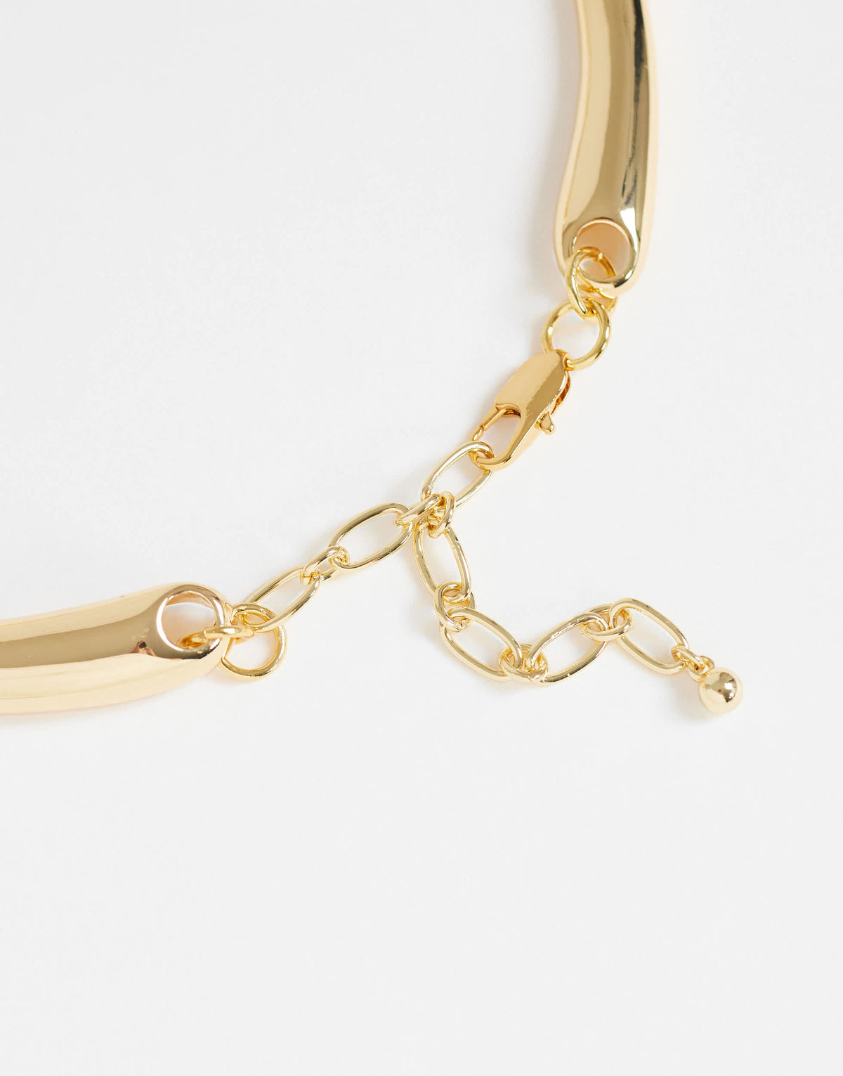 Topshop Mario statement necklace in gold