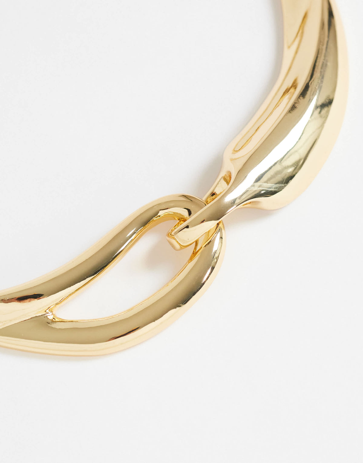 Topshop Mario statement necklace in gold