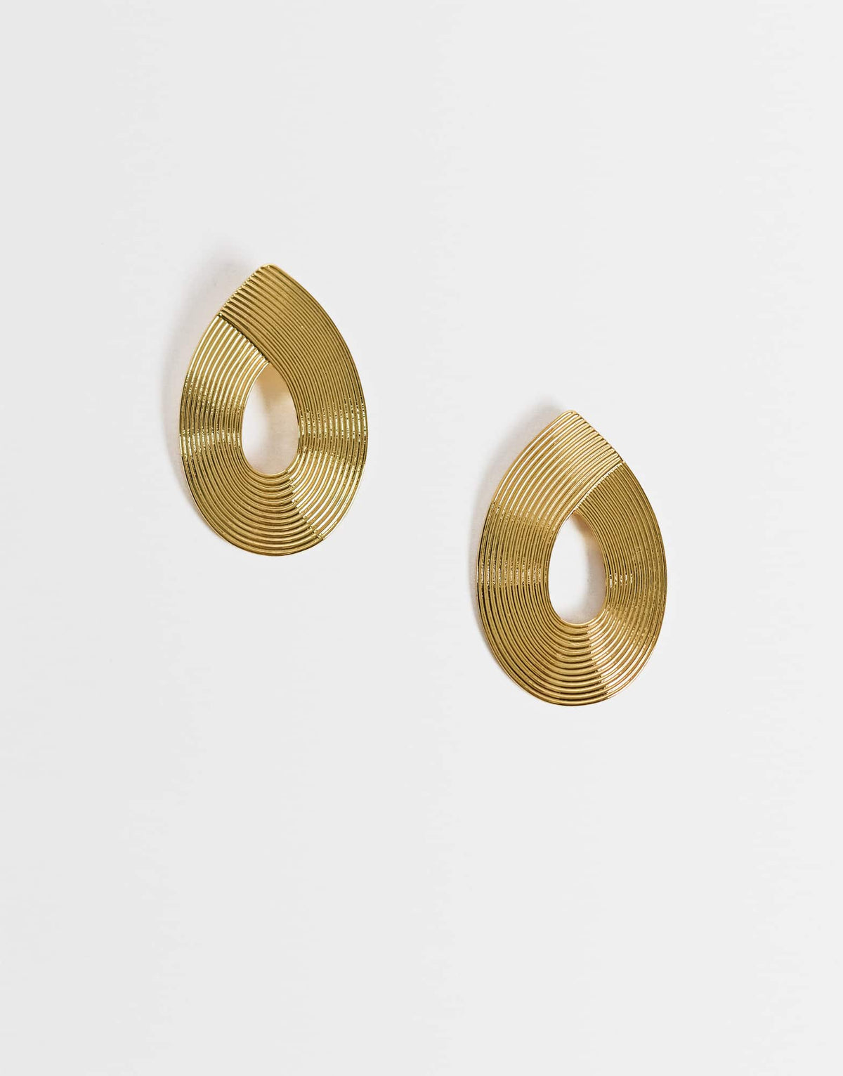 Topshop Flick stud earring in gold