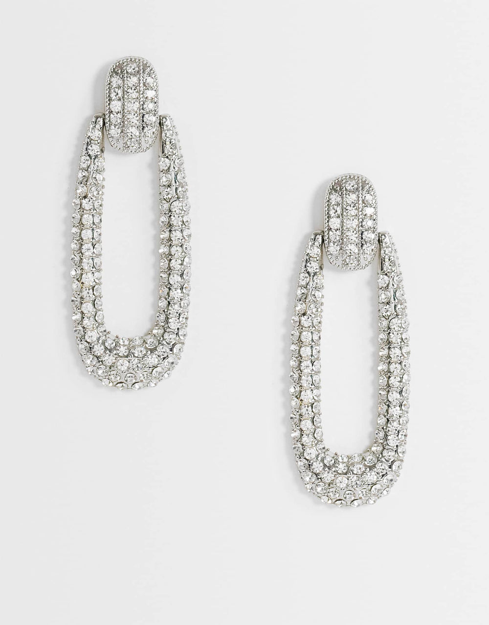 Topshop Finnley verzierter Ohrring in Silber