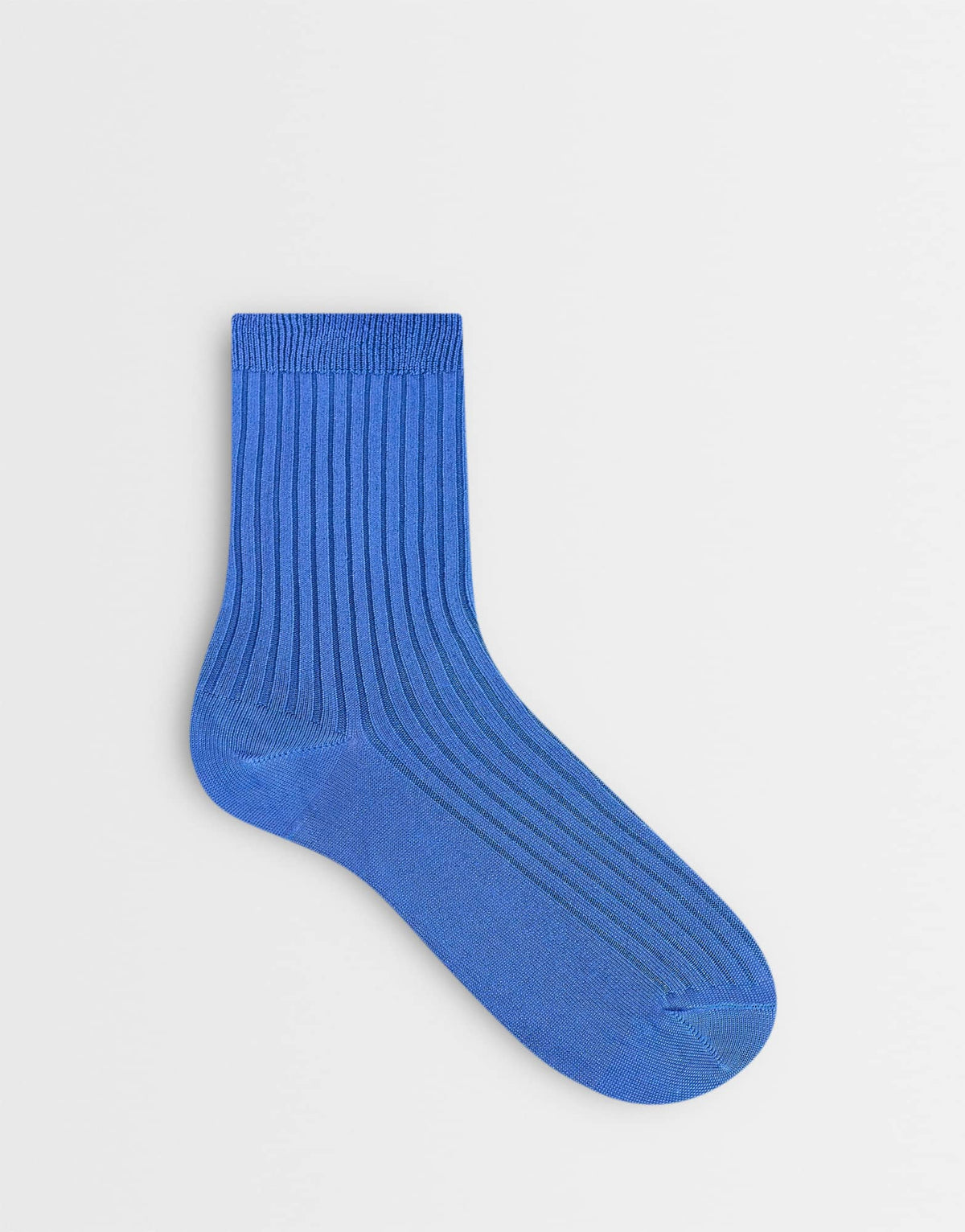 Topshop Lillie ribbed socks in cobalt