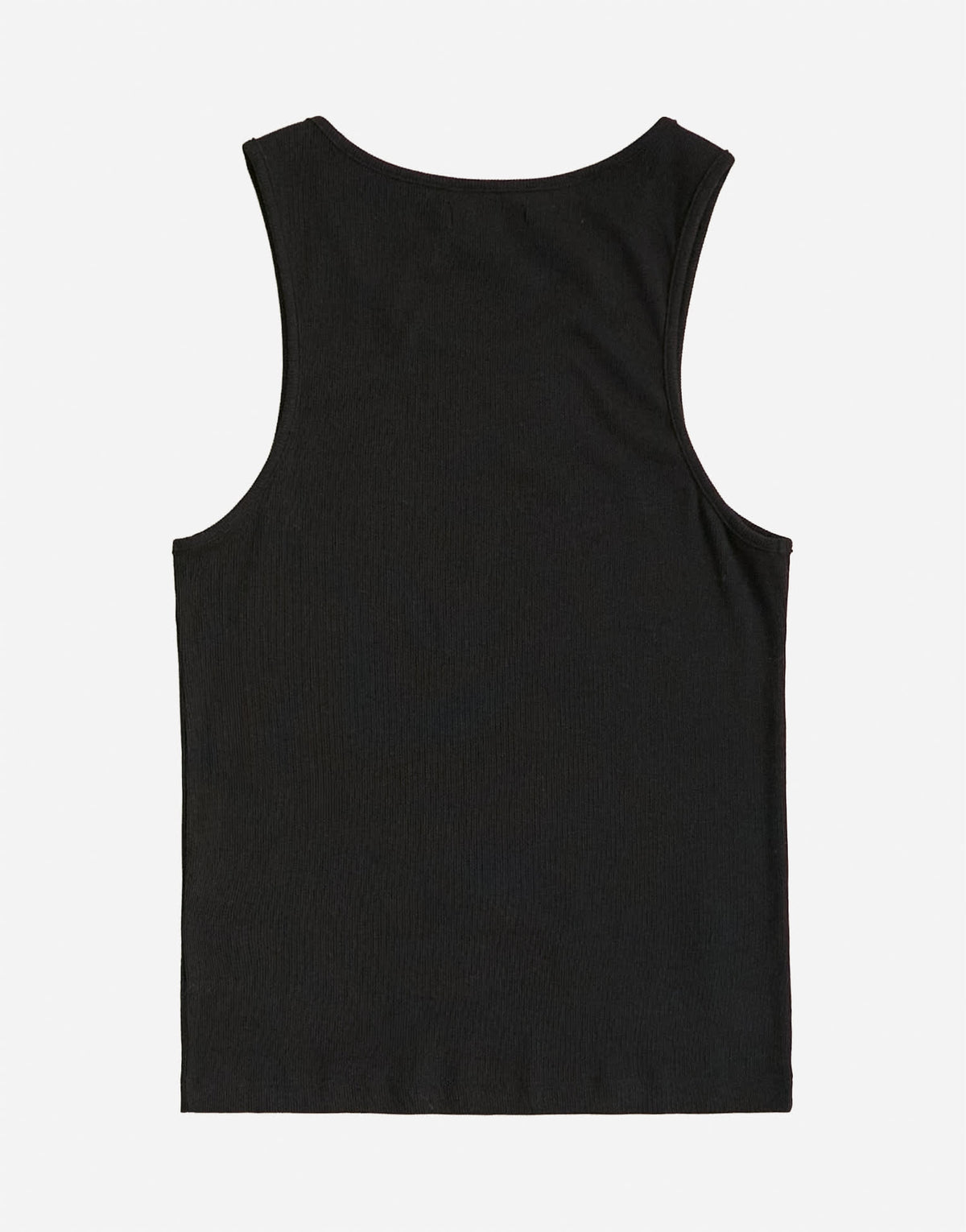 Topman rib vest in black