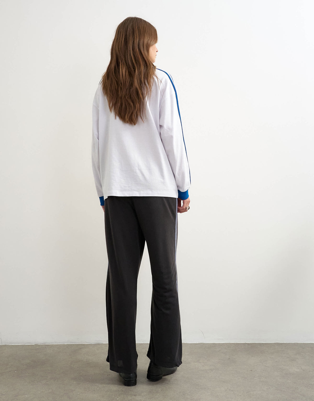 Topshop cupro cropped sporty jogger in black