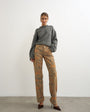 Topshop Ember low rise straight jean in jacquard