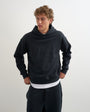Topman relaxed fit heavyweight hoodie in black