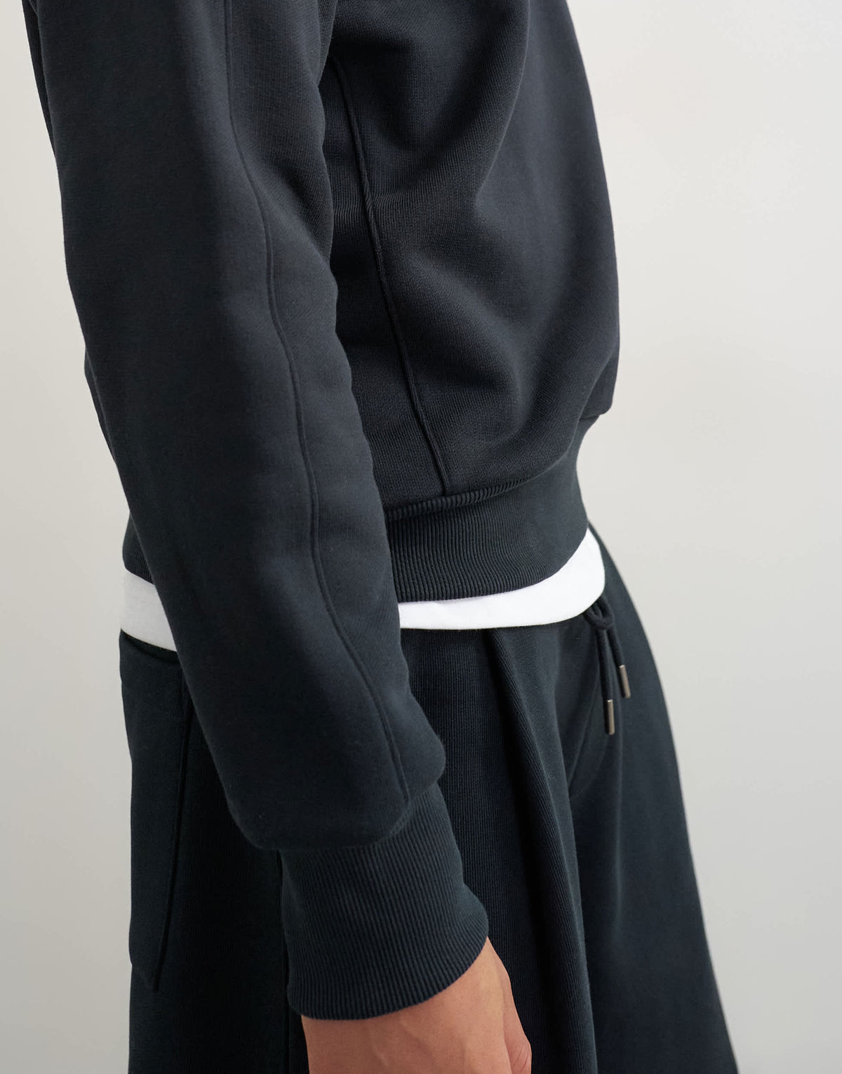 Topman relaxed fit heavyweight sweatshirt in black