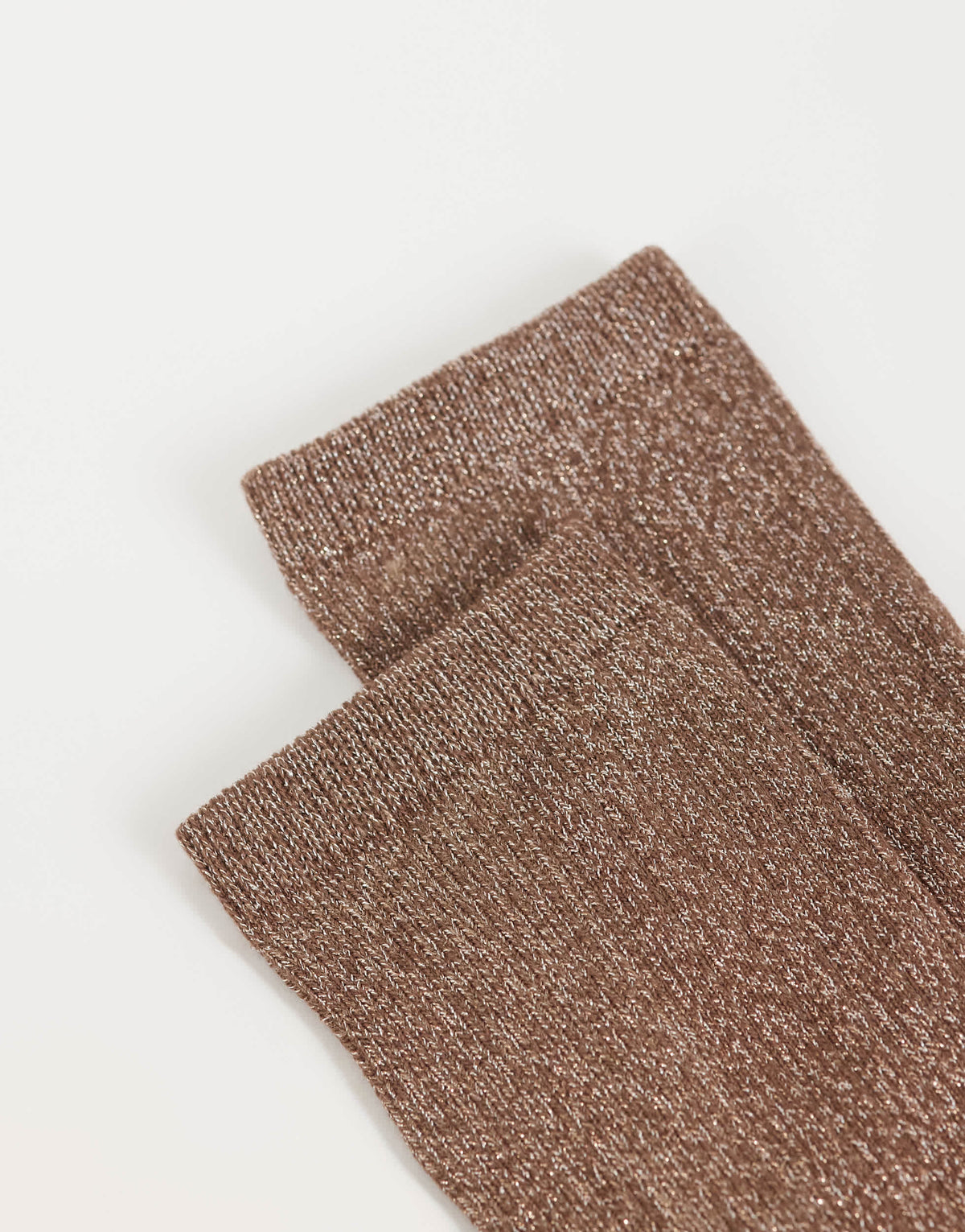 Topshop glitter socks in chocolate