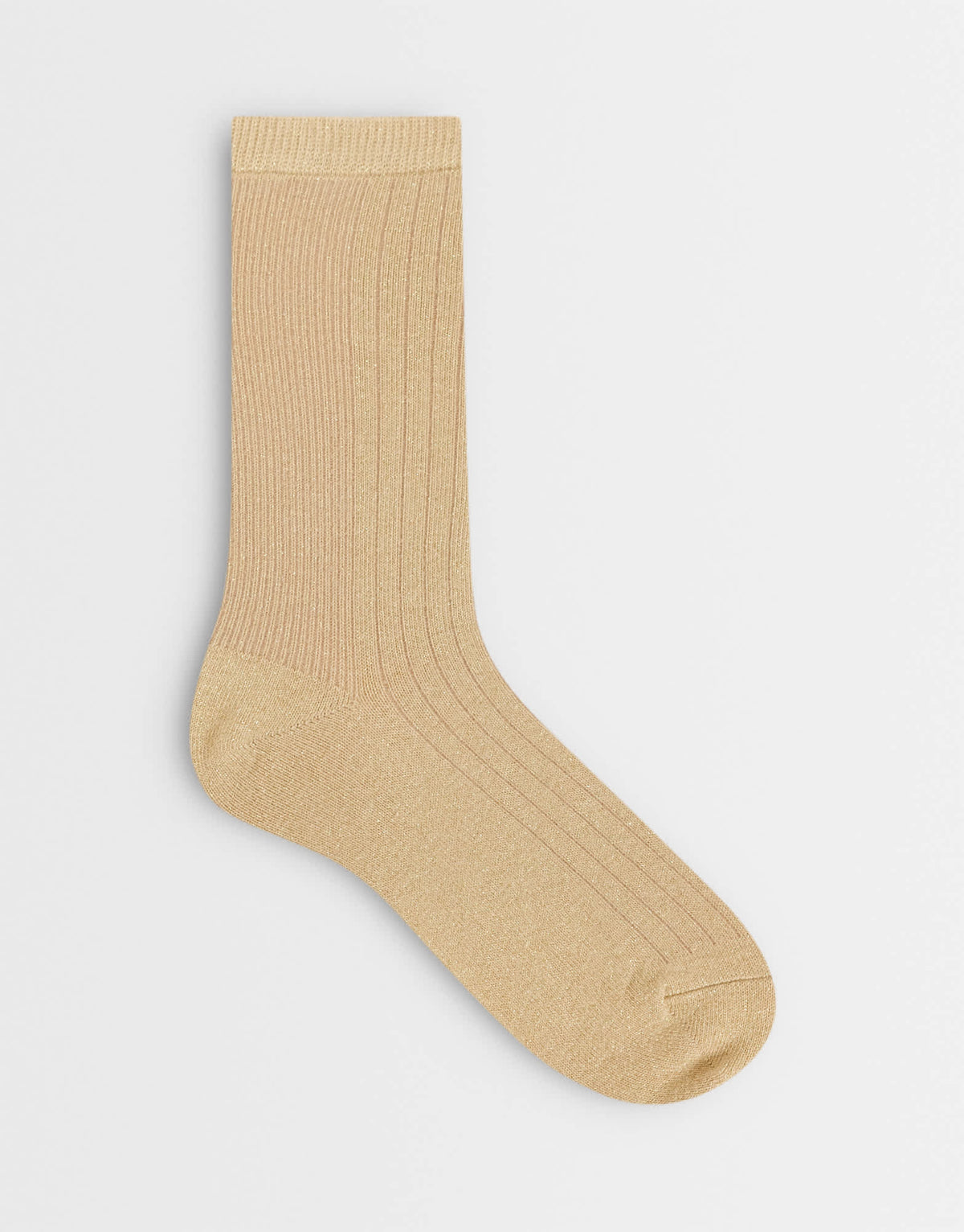 Topshop glitter socks in gold