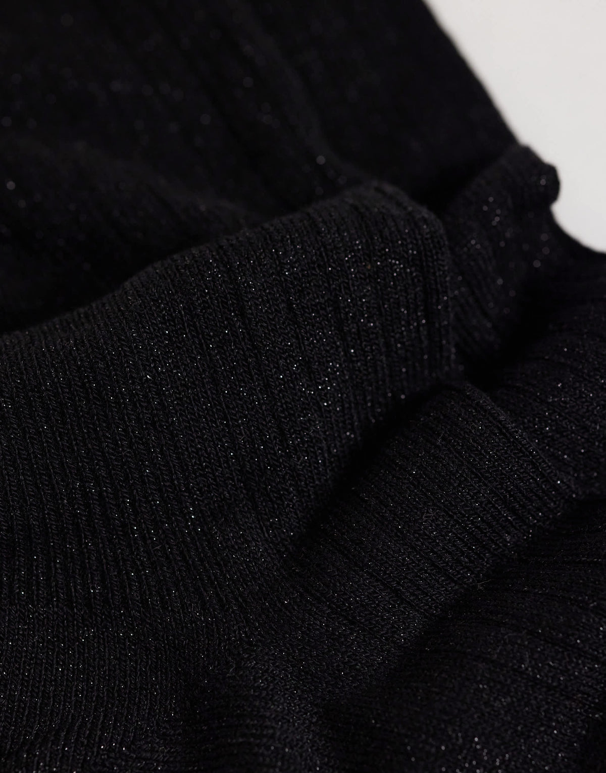 Topshop glitter socks in black