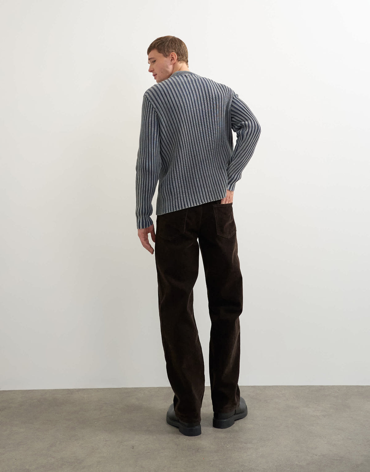 Topman straight fit jeans with coated velour finish in brown