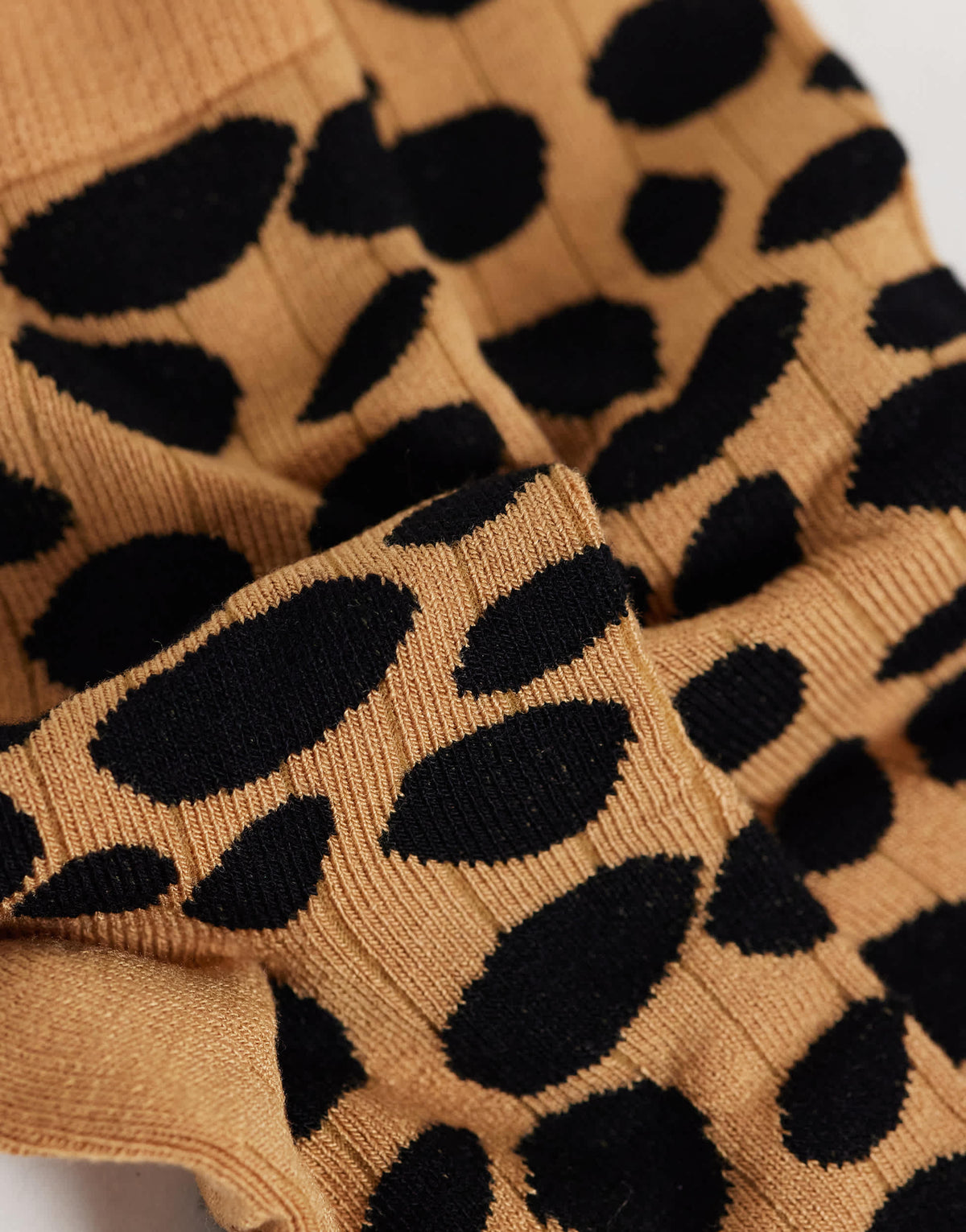 Topshop Lola viscose socks in leopard print
