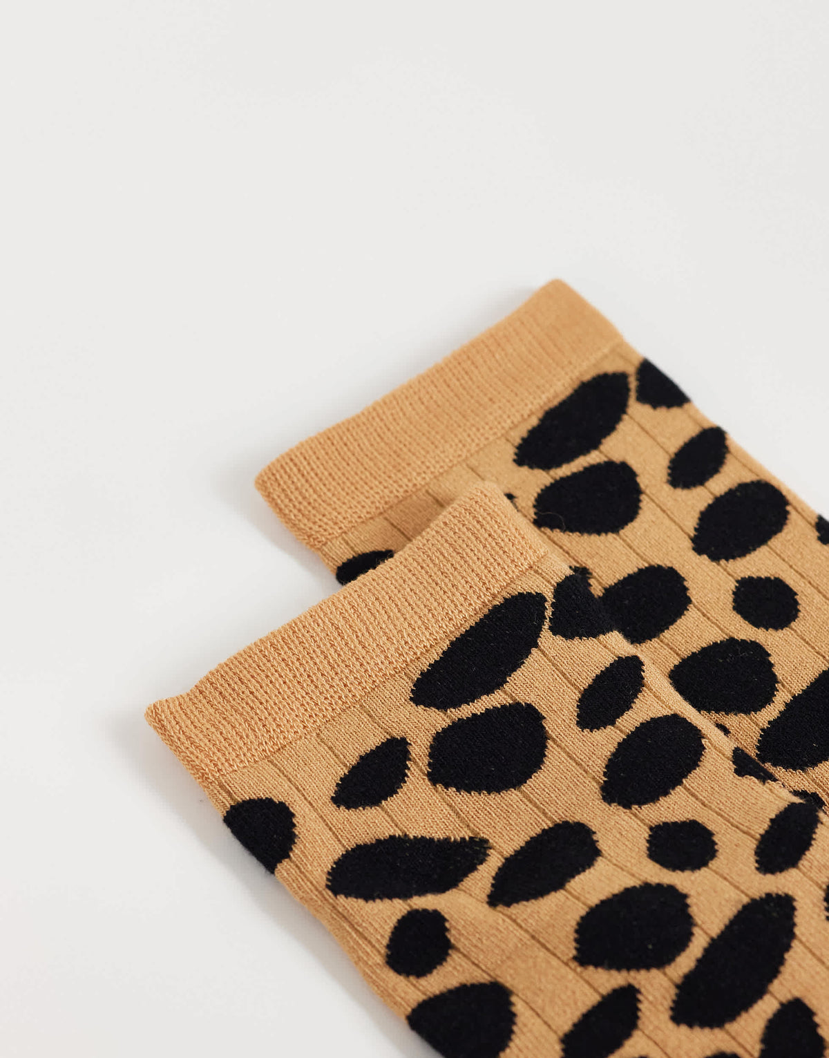 Topshop Lola viscose socks in leopard print