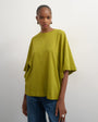 Topshop batwing t-shirt in green