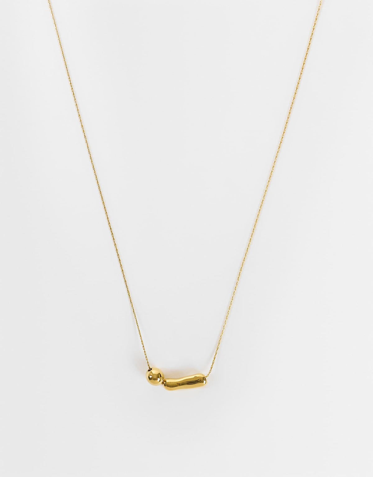 Topshop Olivio stainless steel necklace in gold