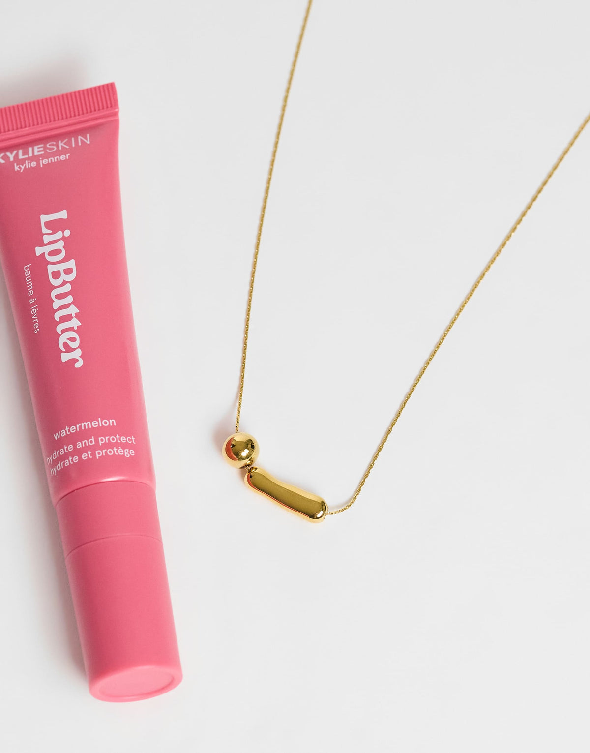 Topshop Olivio stainless steel necklace in gold
