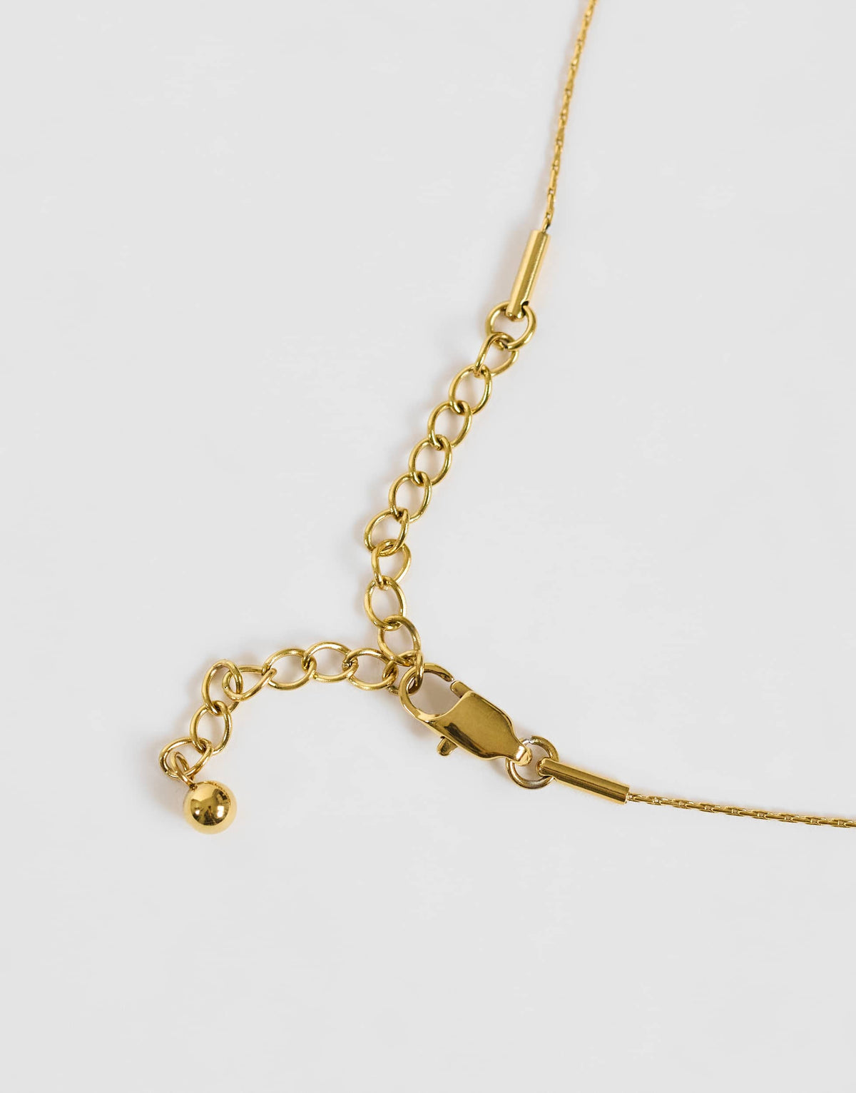 Topshop Olivio stainless steel necklace in gold
