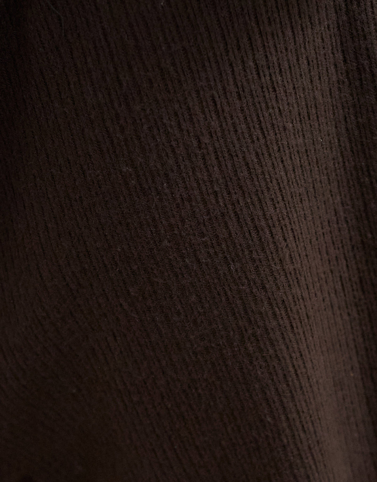 Topshop super soft pleated wide leg joggers in chocolate